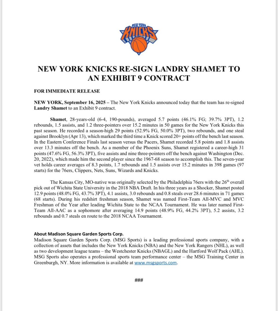 常规赛时, 纽约尼克斯 常规赛时, 纽约尼克斯